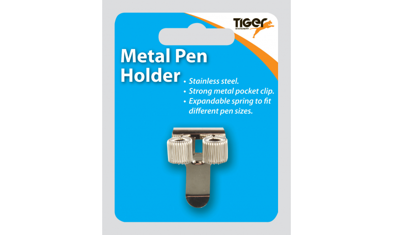 Tiger Expandable Metal Double Pen Clip