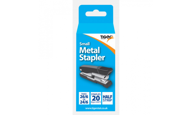 Tiger NEW compact Metal 26/6 Stapler.