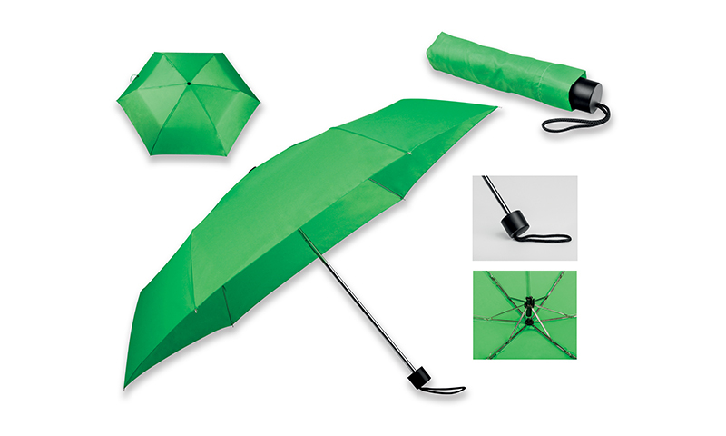 Branded Ladies Folding Umbrella with Pouch