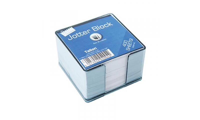 Just Stationery Clear Filled Jotter Block, 400 Sheets (New Lower Price for 2021)