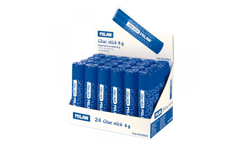 Milan Twist-Up Glue Stick, Solvent Free, Small 8g (New Lower Price for 2022)