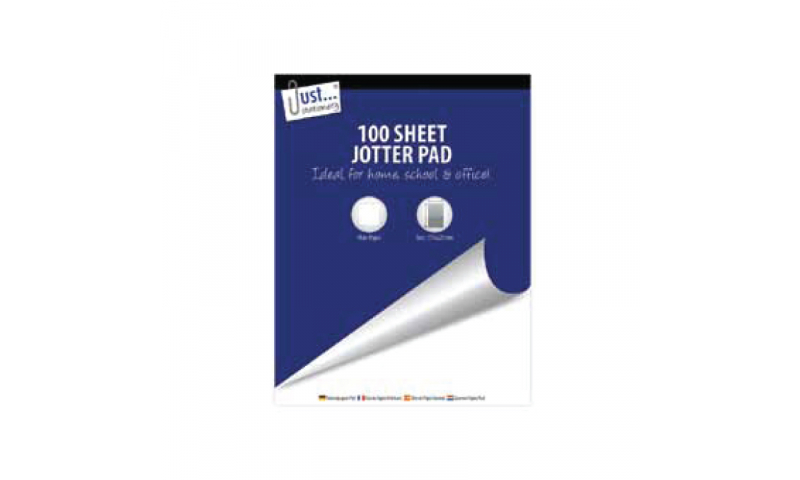 Just Stationery Jumbo Jotter Pad 9x7” 100 Sheets (New Lower Price for 2021)
