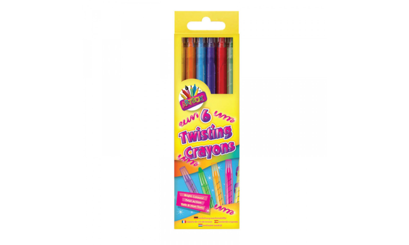 ArtBox Twistable Crayons - Pack of 6 colours
