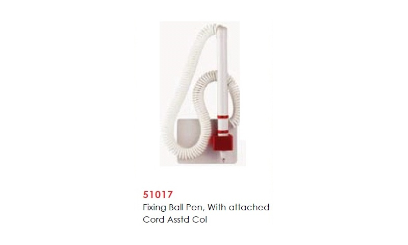 Styb Fixing Pen with Attached Cord, Asstd Colours: On Special Offer