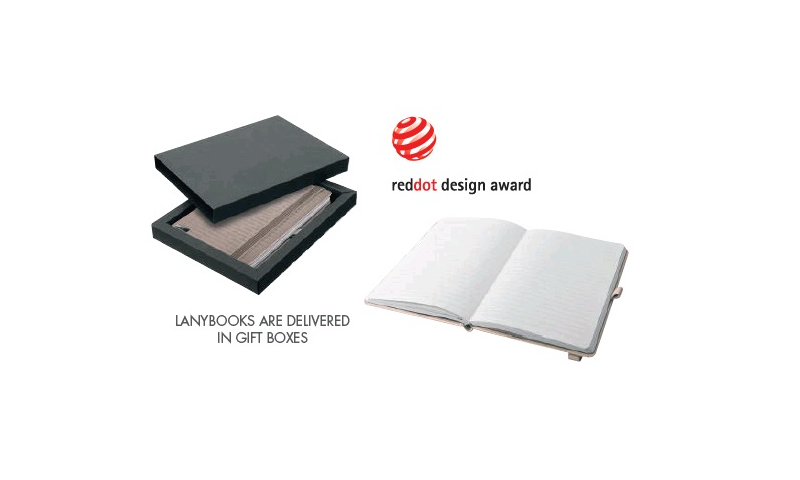 Santini A5 Elastic Notepad with Penloop, Gift Boxed inc. Santini Bruce Ballpen