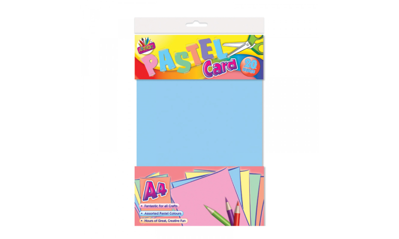 ArtBox Pastel Craft Activity Paper. 4 Asstd, A4, 15 Sheets  (New Lower Price for 2022)