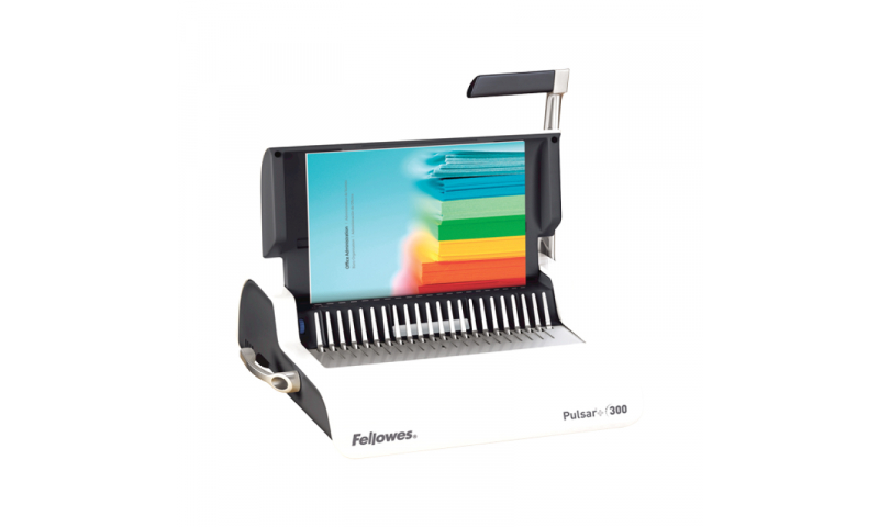 Fellowes Pulsar 300 Office Comb Binder, Binds up to 300 Sheets & Punches 20 Sheets