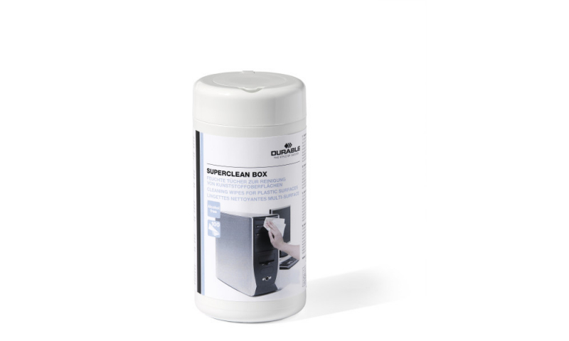 Durable Superclean Dispenser Tub of 100 Surface Wet Wipes. (Now Back in Stock!)