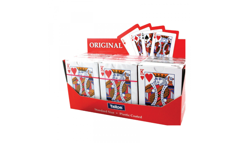 Playing Cards, Plastic Coated, in Display box