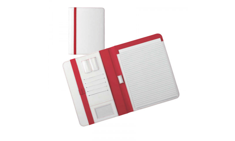 Santini  Imitation Leather Conference Folder with A4 Lined Writing Pad, 20 Sh.