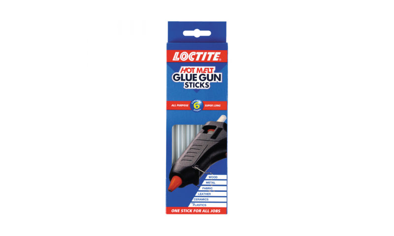 Loctite Multipurpose Long 8" Glue Gun Sticks, 6pk