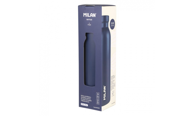 Milan Isothermal Drinks Bottle, Stainless Steel, Double Layer, 591ml/20oz
