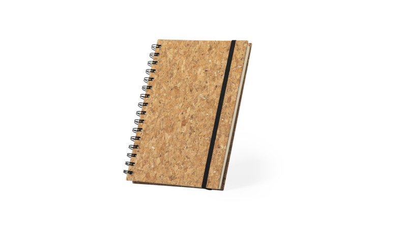 Natura Spiral Bound Cork Notebook