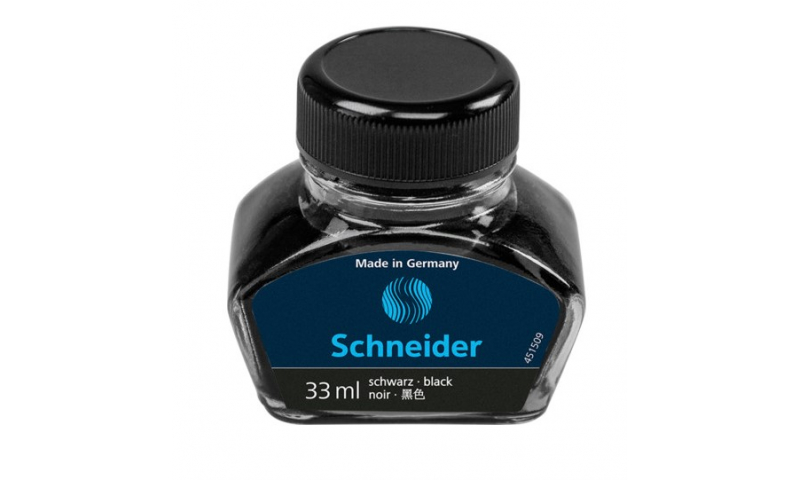 Schneider Fountain Pen Ink 33ml Bottle - Black