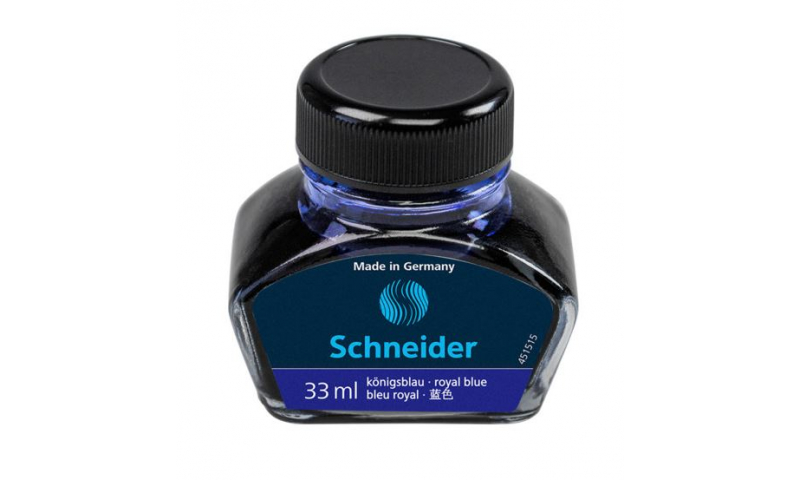 Schneider Fountain Pen Ink Bottle 33ml Royal Blue