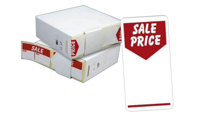 Lynx Pricing Labels 25x51mm Permanent Box 500 Sale Price