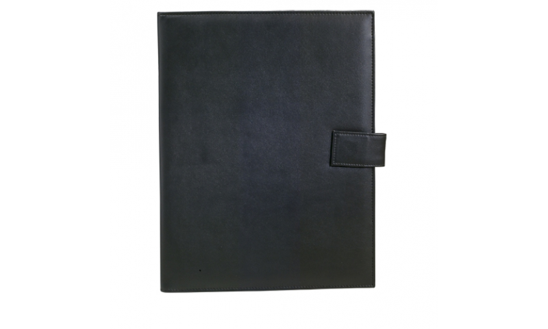 Santini Document Portfolio, Imitation Leather & Polyester 300D, Lined Notepad A4, 20 Sh. & Magnet Closing,