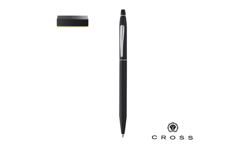 Cross Classic Click Retractable Ballpen in elegant Gift Box, 2 Colours to choose