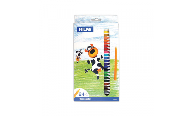 Milan Plastipastel, box of 24 hanging pack (New Lower Price for 2022)