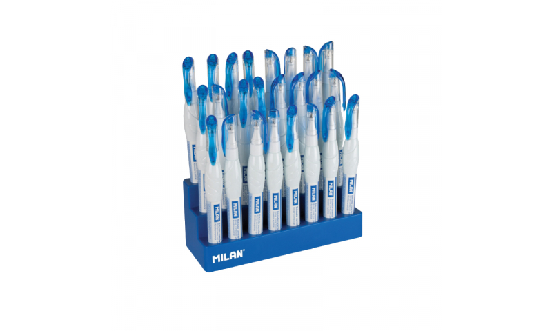 Milan Liquid Correction Pen 7ml, Display tray (New Lower Price for 2022)