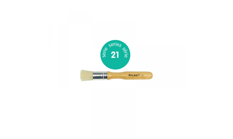 Milan 21 Stenciling paint & Paste Brushes, Chunking Bristle 17 mm