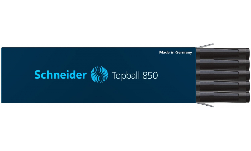 Schneider Topball 850 Rollerball Refill 0.5mm, Black & Blue