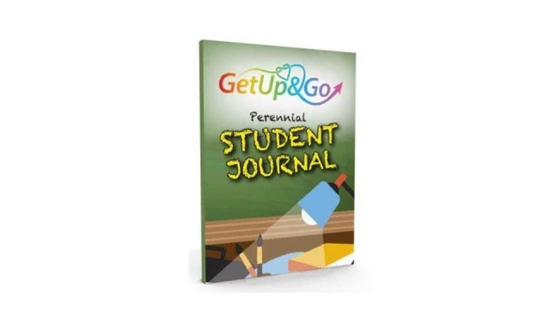 Get Up & Go A5 Hardcase Student Journal - Perennial