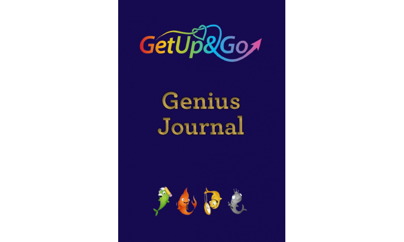 Get Up & Go A5 Hardcase "Genius Journal" Book