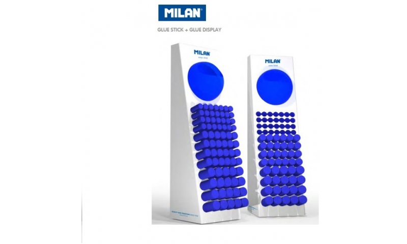 Milan Counter Display Filled with Glue Sticks & Glue tape (144 Pieces New Lower Price for 2022)