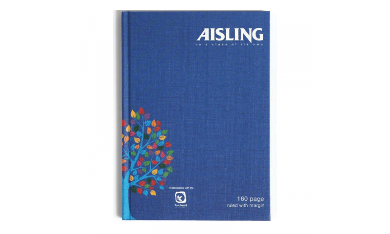 Aisling A5 Casebound Ruled Book 160page F&M,