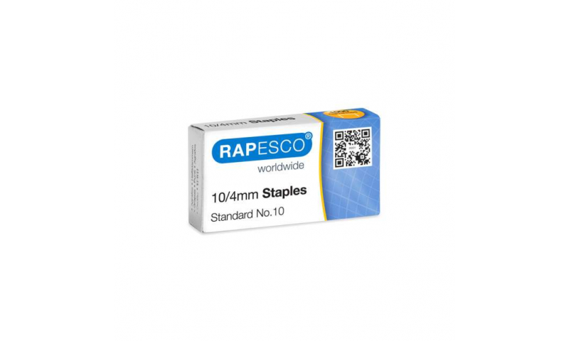 Rapesco 10/4 Staples 1000 in Box, Universal No10 Mini Stapler size