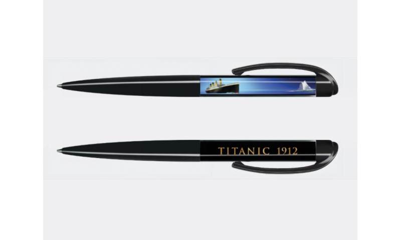 Titanic 1912 Floating Action Ballpen in Counter Display