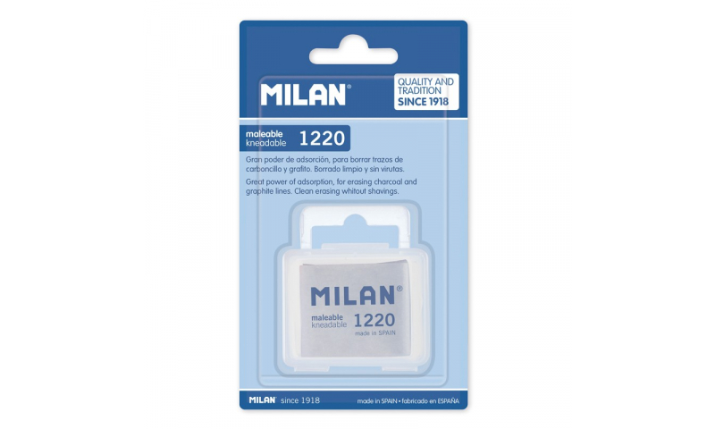 Milan Kneadable Eraser for Charcoal & Pastels, Hangpack