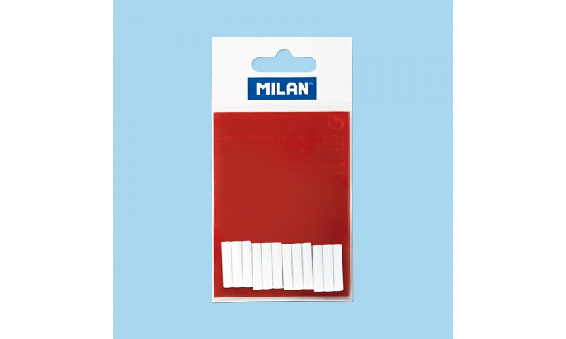 Milan Refill Erasers for Erasing Machine, 12pk Hangcarded