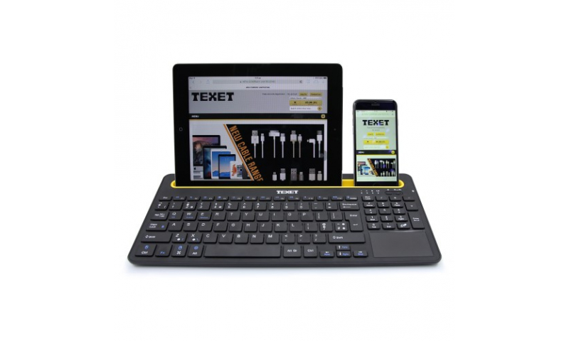 Texet Multi Device Bluetooth Keyboard with Touchpad, Android