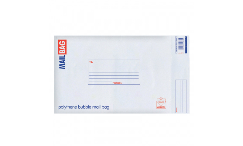 County Stationery Polythene Bubble Bags Small Pack 10, 170 x 260mm (New Lower Price for 2022)