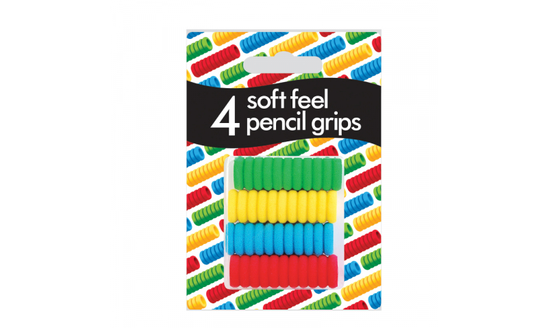 County Stationery 4pk Sponge Pencil Grips
