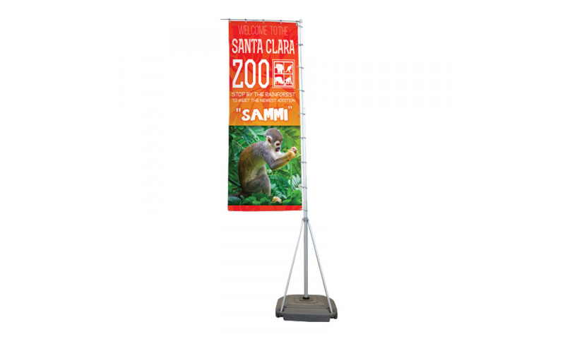 Weighted Boom Flag Banner