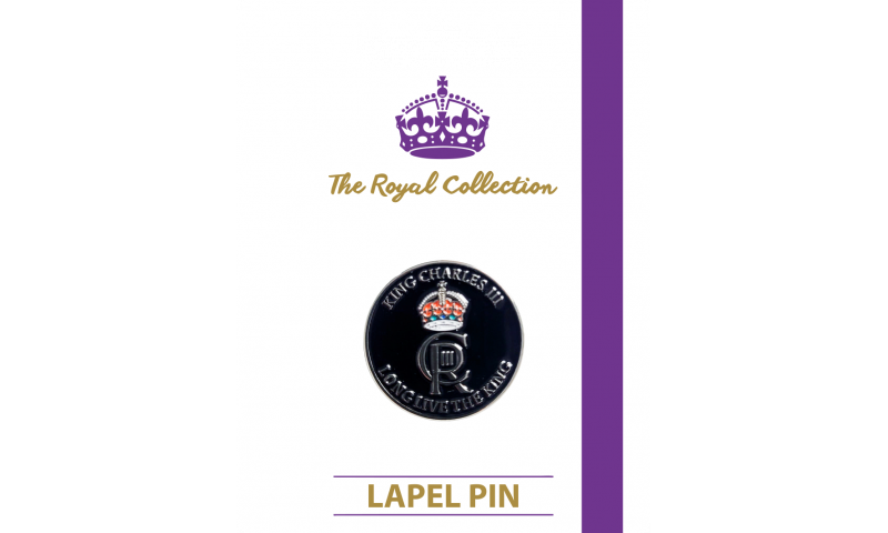 King Charles III Lapel Pin - Long Live the King