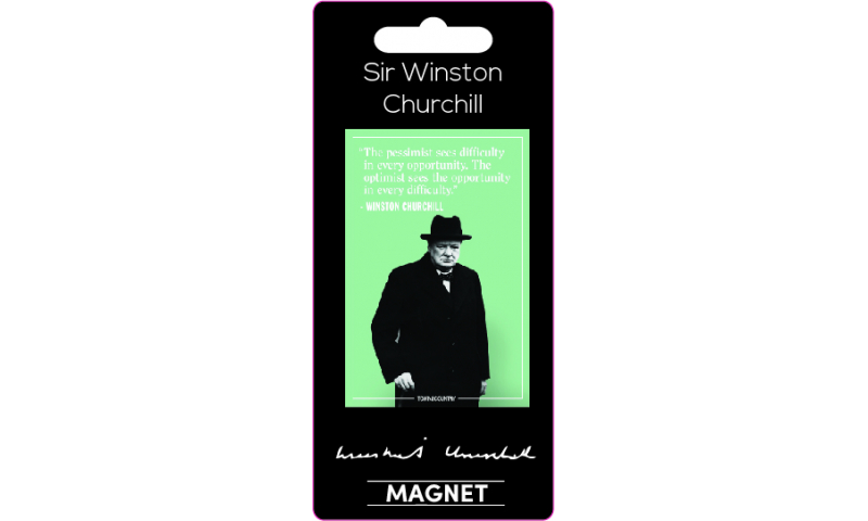 Winston Churchill Poster Quotes Magnet