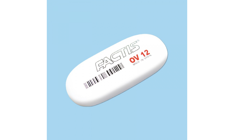 Factis OV12 Large Soft Oval Pencil Eraser (New Lower price for 2022)