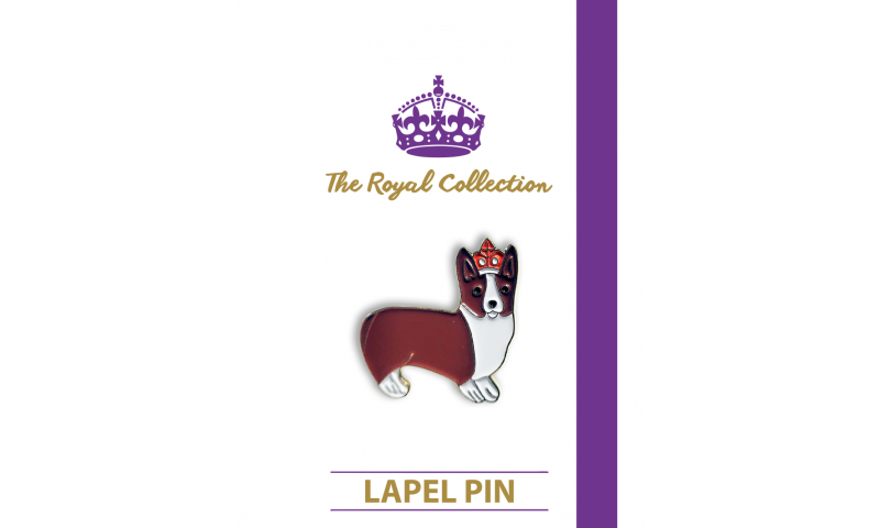 The Queen's Corgi Dog Lapel Pin