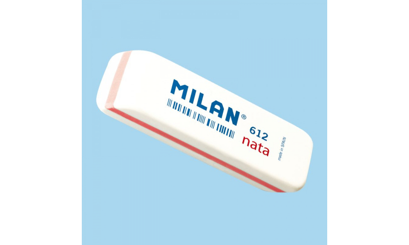 Milan 612 Large Plastic Eraser, Box 12
