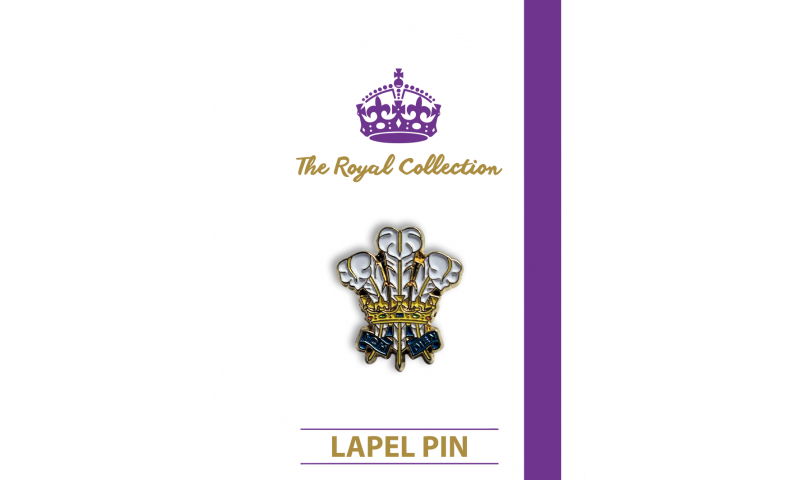 Price of Wales Coat of Arms Lapel Pin
