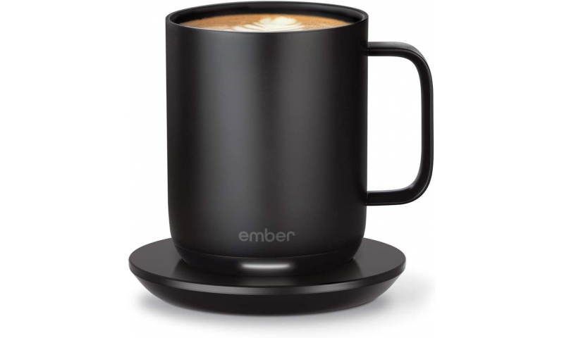 Ember, Temperature Controlled Smart Mug 2, 295 ml, Black, 1.5-hr Battery Life – App Controlled Heated Coffee Mug