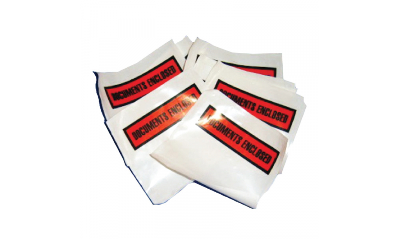 Adhesive Documents Enclosed Wallet - DL Printed, Pack 1000