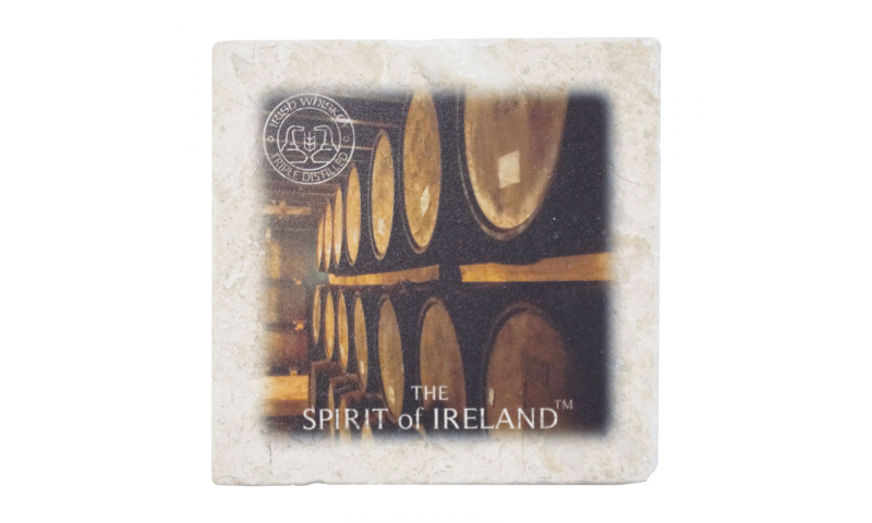 Stone Printed Coaster, 100x100mm, 10mm Thick, Bespoke Full Colour