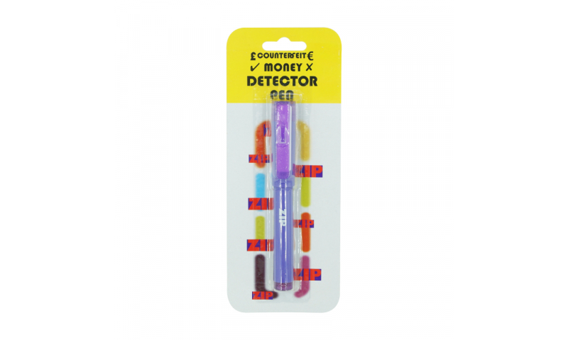 Zip Moneychecker NEW Style Counterfeit Pen & UV Light Carded