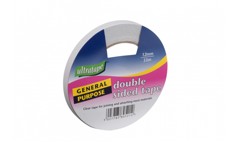 Ultratape 12mm x 33M General Purpose Double-sided Tape.