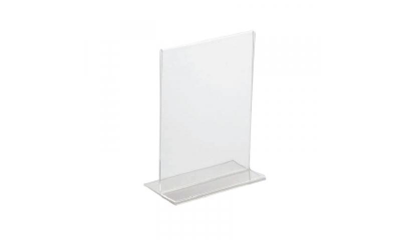 Deflecto Acrylic A4 T-Shape Menu / Poster Holder (New Lower Price for 2022)